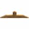Ekena Millwork Portland Rough Sawn Timber Gable Bracket, Western Red Cedar, 48"W x 14"H x 2"D x 6"F, 7/12 Pitch GBW048X14X0206POR00RWR - alternate 2